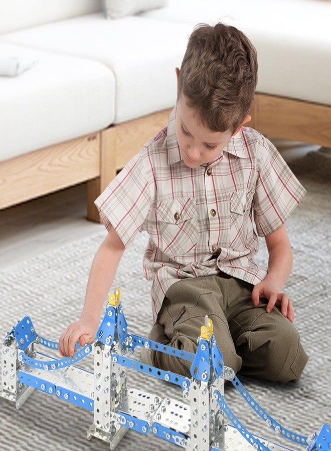 Ferthor Fun Metal Model Tower Bridge Kits for Boys 8-12, 588PCS London Tower Bridge DIY STEM Building Toys for Kids to Build,Construction Sets London Bridge Britain Architecture Kit Famous Landmark - Image 2